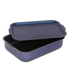 Калитва Противень с крышкой 230х300мм а/п 63302  AZURE/ Сатин