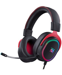 гарнитура Defender Vapor черный,игровая,7.1, RGB, провод 2,2м