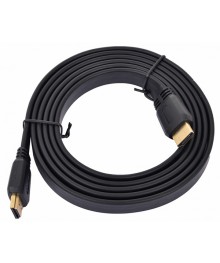 Кабель HDMI-HDMI  OT-AVW07 (SH-169) 1.5м плоский, (v1.4, пакет)Востоку. Адаптер Rolsen оптом по низкой цене. Качественные адаптеры оптом со склада в Новосибирске.