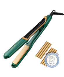 Щипцы для волос Galaxy LINE GL 4524, амазонка, 60 Вт, 110-240 В ~, съемн пластины, гофре