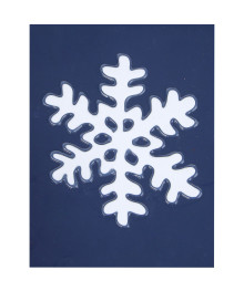 Наклейка на окно Снежинки 15x20 см, ПВХ