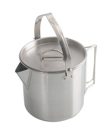 Чайник походный ECOS Camp-S15 из нержавеющей стали, объём: 1200мл