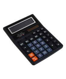 Калькулятор ClipStudio 12-разр, 888, 18,8х14,4 см, пластик, цвет черный, цвет.коробка
