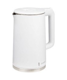 Чайник ENERGY E-208 (1,7 л)  белый, двойной корпус