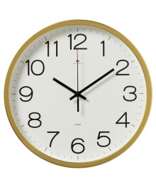 Часы настенные СН 3027 - 049 круг d=30см, корпус золотой "Классика" (10)