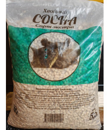 Наполнитель "Сосна"  древесный д/кошек 10л (5,5кг)