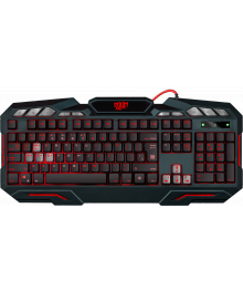 Клавиатура DEFENDER Doom Keeper GK-100DL RU,игровая,3x цветкая,19Anti-Ghostом с доставкой по Дальнему Востоку. Качетсвенные клавиатуры оптом - большой каталог, выгодная цена.