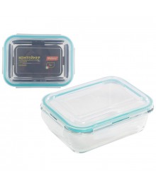 Контейнер Mallony из жаропрочного стекла с крышкой из пластика, 370мл, Diafanoкерамики в Новосибирске оптом большой ассортимент. Посуда фарфоровая в Новосибирскедля кухни оптом.