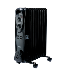 масл.рад-р Oasis US-20B чёрный (2 кВт, 9секц)