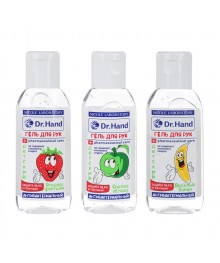 Гель для рук, детский Dr.Hand\ Hygienic Aloe Vera, 3 вида, 50млТовары первой необходимости, маски, санитайзеры оптом в Новосибирске