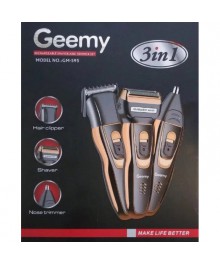 Набор для стрижки Gemei GM-595 (3в1 +СТРИЖКА +БРИТВА +ТРИММЕР ДЛЯ НОСА)