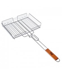 Решетка - гриль GRILLBOOM хром., 58х(33х25х5)см 16шт/упМангал оптом со склада в Новосибирске. Большой каталог посуды для пикника оптом по низкой цене