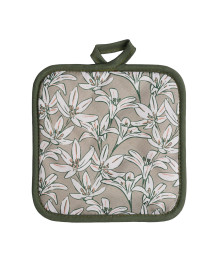 Прихватка, Эвкалипт, 100% полиэстер, 17х17см, зелёный