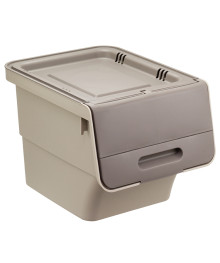 Ящик для овощей 12л СМАРТ 2396Mлатте (уп/6шт)