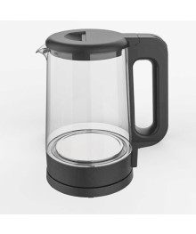 Чайник MAXTRONIC MAX-421 стекл, чёрн (1,5 кВт, 1,8 л) (12/уп)