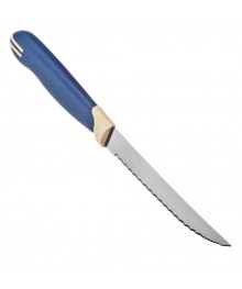 Нож кухон. Multicolor кухонный с зубцами 12.7см, блистер, цена за 2шт., 23529/215 оптом. Набор кухонных ножей в Новосибирске оптом. Кухонные ножи в Новосибирске большой ассортимент