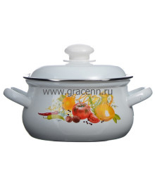 Кастрюля грушевидная 3,0л "ИТАЛЬЯНСКАЯ КУХНЯ" С-3912АП2/4 (4) (4/уп)