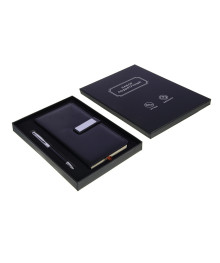 Набор подарочный 2 в 1: ручка, блокнот, полиуретан, металл, пластик