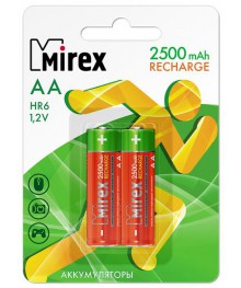 акк R6 Mirex  2500mAh Ni-Mh 1,2V  BL-2 (20/100шт) гг Новосибирск, Барнаул, Горно-Алтайск, Бийск, Томск, Кемерово, Новокузнецк, Ленинск-Кузнецк и др: