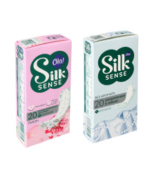 Прокладки ежедневные OLA! тонкие стринг-мультиформ Белый пион/Без аромата, к/у,20шт