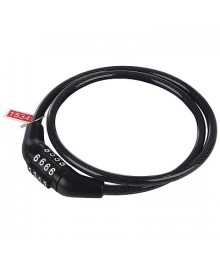 Замок велосипедный Park кодовый 65см, 6мм, с предустановленным кодом