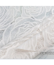 Клеенка Grace Лейс LA-0656V матовая ажурная белая печать 360г/м2 1,37х20м (+-3см)