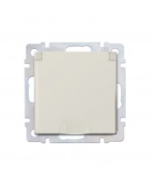 Нептун Розетка с заземлением и крышкой 16А, бежевая (SBE-05i-16-S1-ZK)оптом с доставкой по Дальнему Востоку. Большой каталог розеток оптом по низкой цене. Розетки оптом.