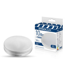 Эл. лампа светодиодная Ergolux LED-GX53-10W-GX53-6K (10Вт GX53 6500K 180-240В)