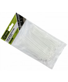 Хомут нейлоновый стяжка ON 2,5х100мм, белый 100шт со склада в Новосибирске. Большой каталог автокомпрессоров оптом по низкой цене высокого качетсва.