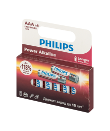 Бат LR3            Philips  Alkaline BL-8 (8/160)