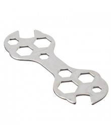 Ключ семейный, металл, 13х4,3смВелошлемы оптом со склада в Новосибирске. Большой каталог аксессуры велосипед оптом по низкой цене.