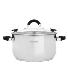 SATOSHI Арбон Кастрюля 24х13,5см, 5,9л, со стекл. крышкой, индукция