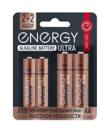 Бат LR6            Energy Ultra LR6+LR03/4B