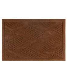 Коврик SUNSTEP влаговпитывающий с тиснением "Dune" 40x60 см, коричневый