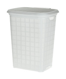 Корзина д/белья 60л Джут белая AK580-B002 (6/1) (Турция)