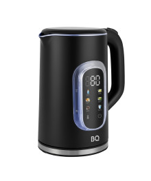Чайник BQ-KT1064DW Черный (1,7л, электр упр 40'- 100' под t до 4часов,  контр STRIX )