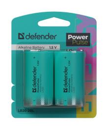 Бат LR20 Defender ВL-2 D в блистере 2шт PowerPulse