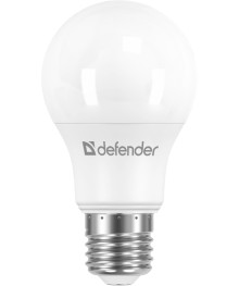 Эл. лампа светодиодная Defender LED-A60 -10W/865/E27(груша, холодный дневной)уп.1шт