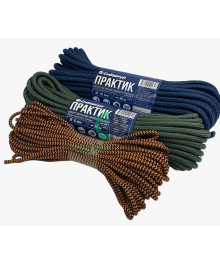 Шнур плетеный Практик с п/э сердечн., 6 мм, 20м цвет в ассорт.