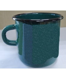 Кружка Стальэмаль 0,4л зеленый рябчик С40103.з