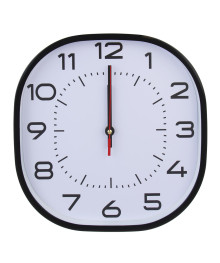 Часы настенные LADECOR CHRONO квадратные, 30x30x4 см, пластик, стекло, 1хАА