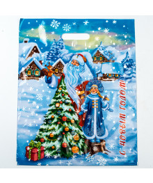 Пакет проруб.ПВД 38*47/60мкм "Сказочная околица"НГ (511925)