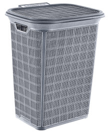 Корзина д/белья 60л Джут серая AK580-B116 (6/1) (Турция)