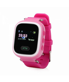 Часы детские с GPS OT-SMG15 (GP-02) Розовыеовосибирске. Смарт часы и детские смарт-часы Smart baby watch c GPS в Новосибирске оптом со склада.