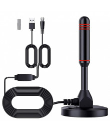 Антенна ком. Selenga 110AB (активная с усилителем, магнитная подставка, питание от USB /33дБ)