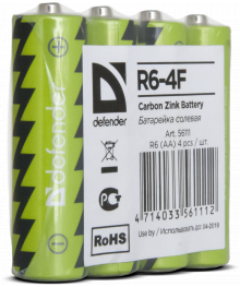 Бат R6 Defender 4S в пленке (24шт)(720уп)