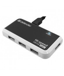 USB разветвитель DEFENDER USB QUADRO INFIX USB2.0, 4 портадаптер с доставкой по Дальнему Востоку. Большой каталог USB разветвителей со склада в Новосибирске.
