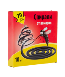 спираль от комаров черные  10шт SPIR60E
