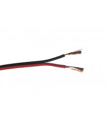 кабель акустический 2*0,75мм красно/черн Нетко 100м (42*0.15мм, CCA, пластиковая катушка)