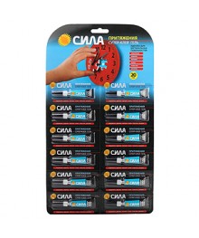 Супер-клей СИЛА ГЕЛЬ 3 гр. BL-12 (62604)м. Клей оптом с доставкой по Дальнему Востоку. Большой каталог клея оптом со склада в Новосибриске.